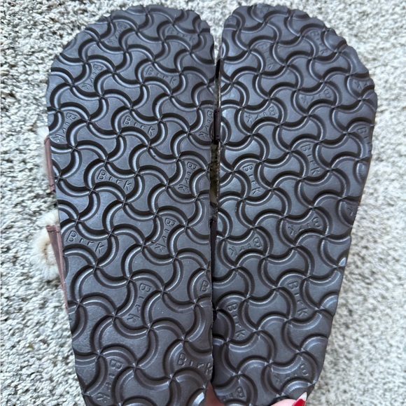 Birkenstock Brown and Cream Sandals - Picture 5 of 5